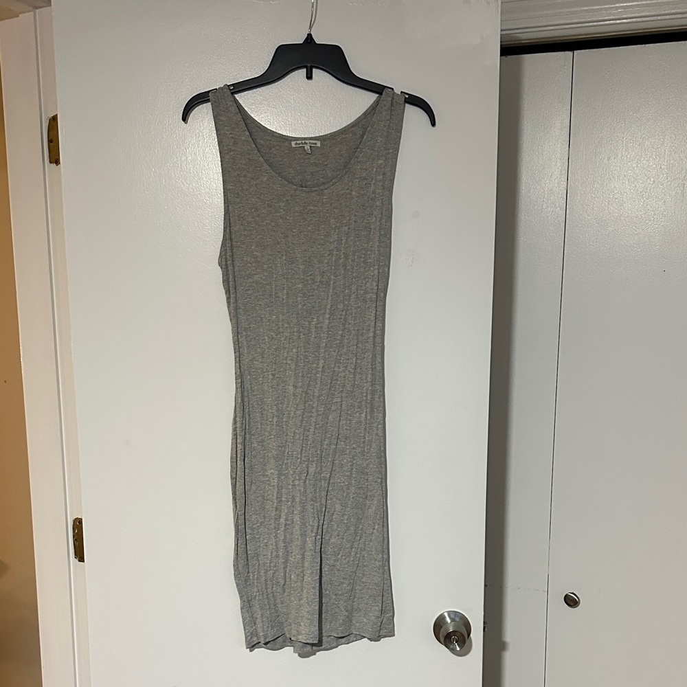Gray Sleeveless Dress
